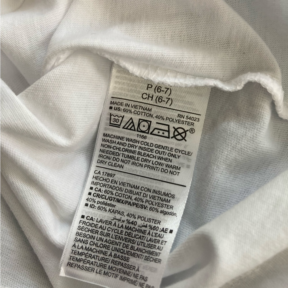 Old Navy | NWT Kids Casual White Long Sleeve Shirt - Picture 4 of 4